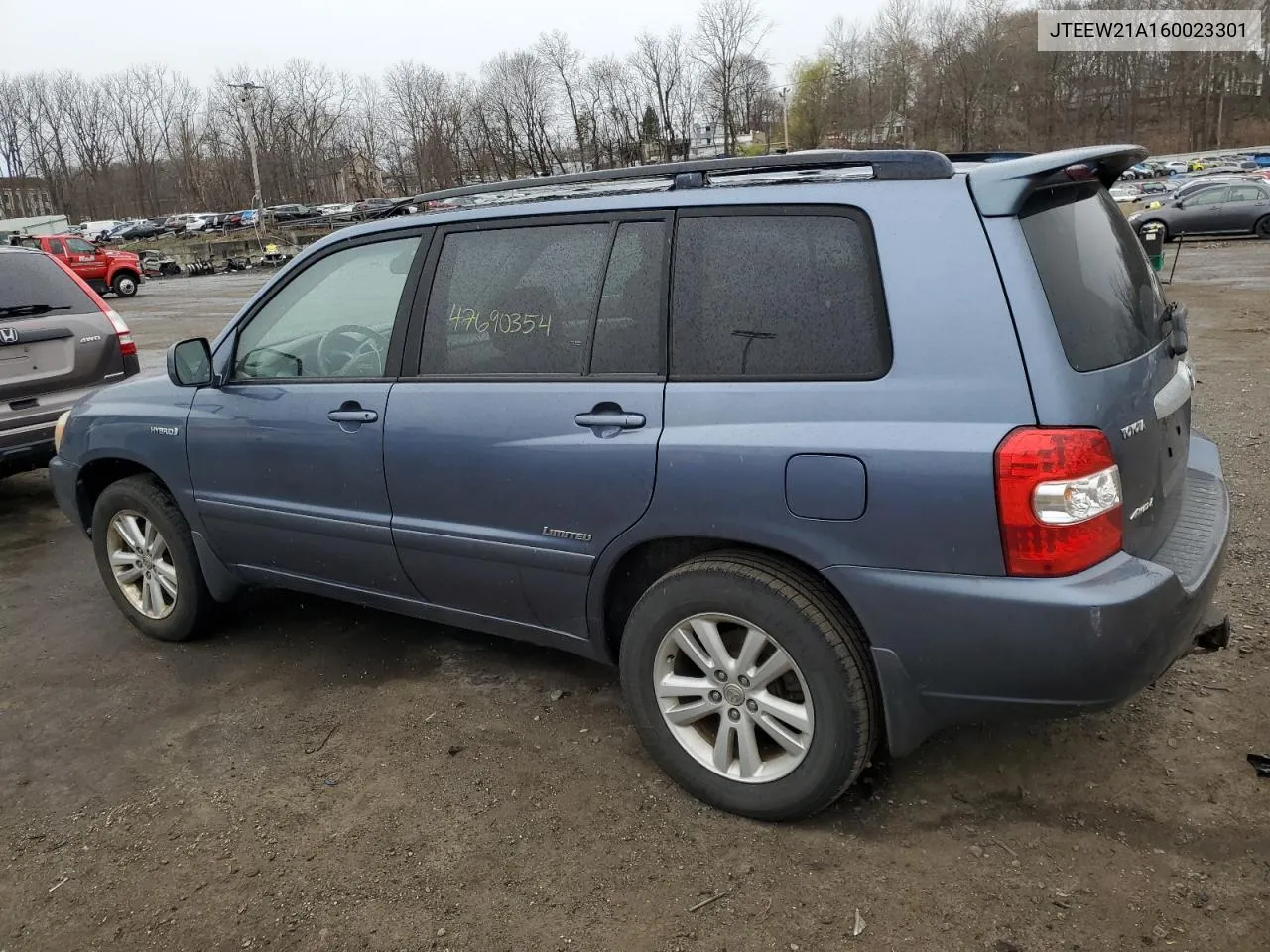 2006 Toyota Highlander Hybrid VIN: JTEEW21A160023301 Lot: 47690354