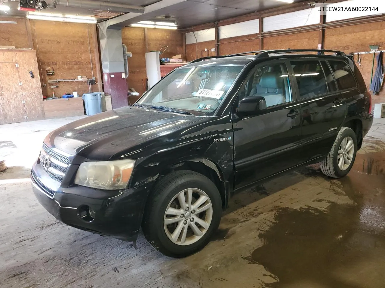 2006 Toyota Highlander Hybrid VIN: JTEEW21A660022144 Lot: 61107454