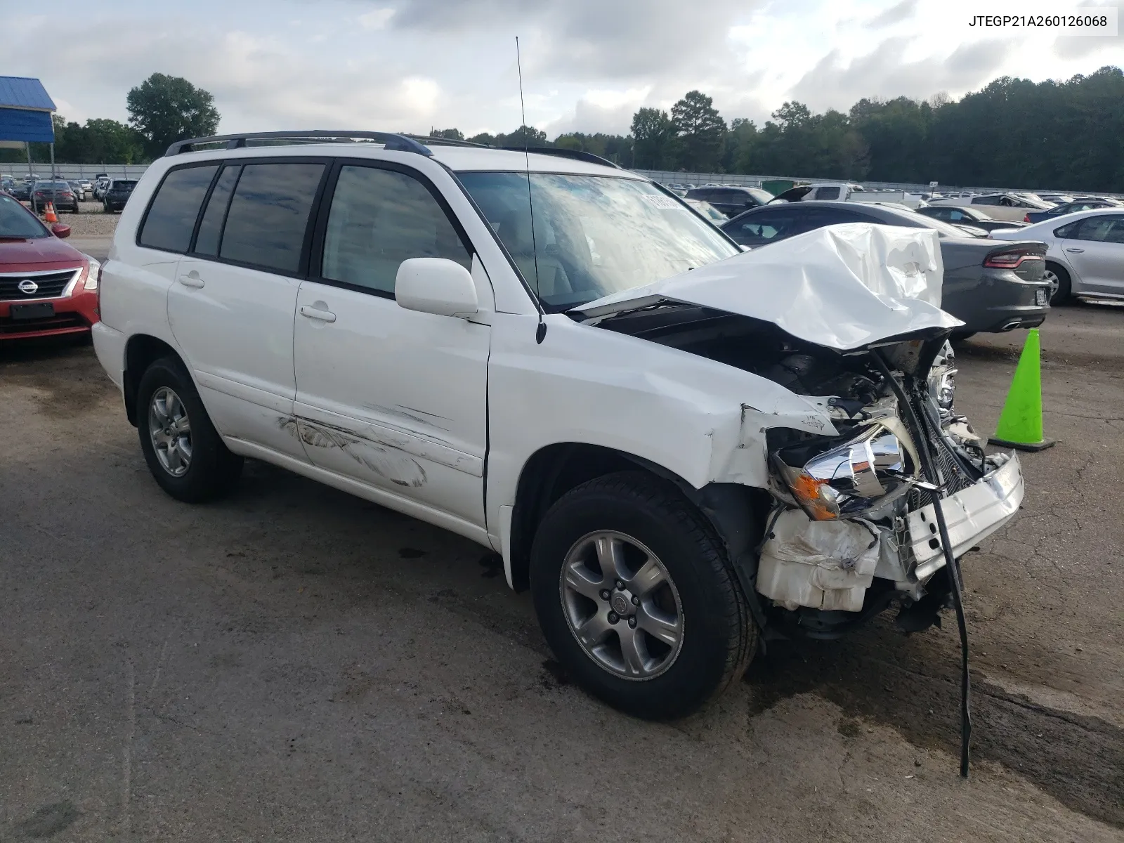 2006 Toyota Highlander Limited VIN: JTEGP21A260126068 Lot: 61861594