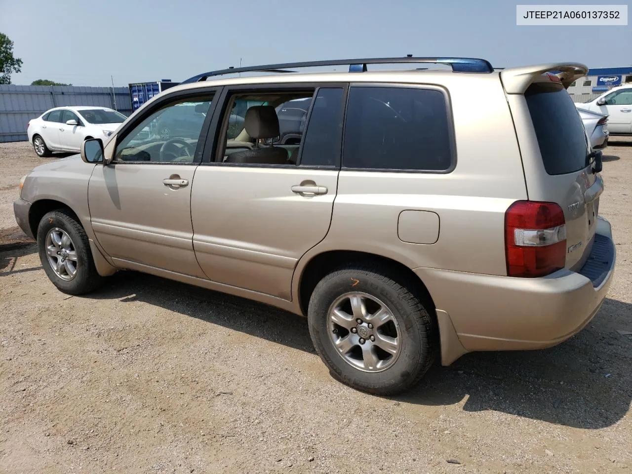 2006 Toyota Highlander Limited VIN: JTEEP21A060137352 Lot: 62011784