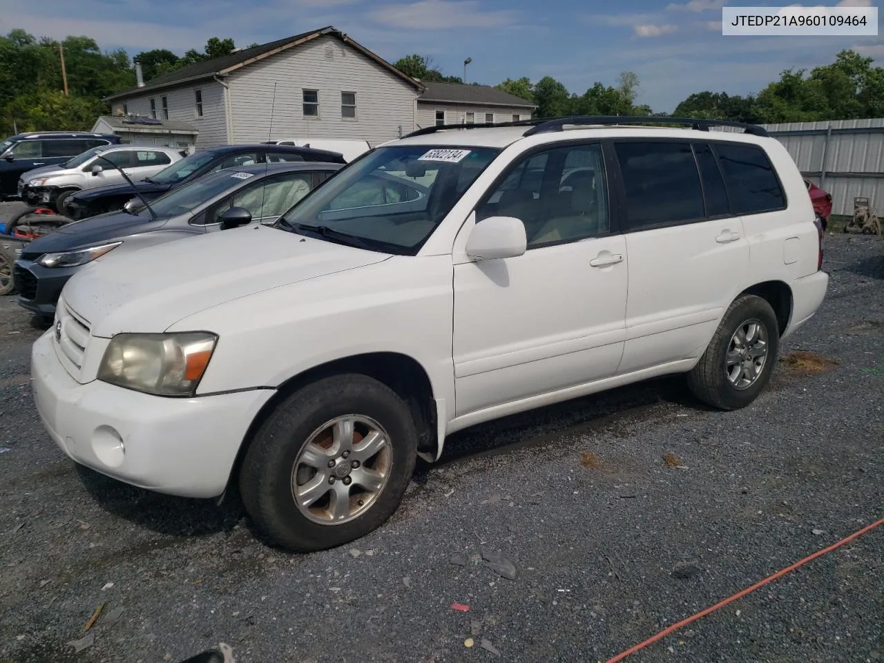 2006 Toyota Highlander Limited VIN: JTEDP21A960109464 Lot: 63822134