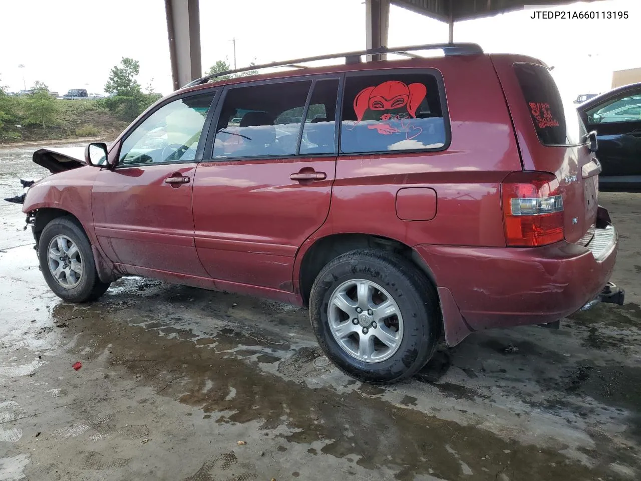 2006 Toyota Highlander Limited VIN: JTEDP21A660113195 Lot: 65387074