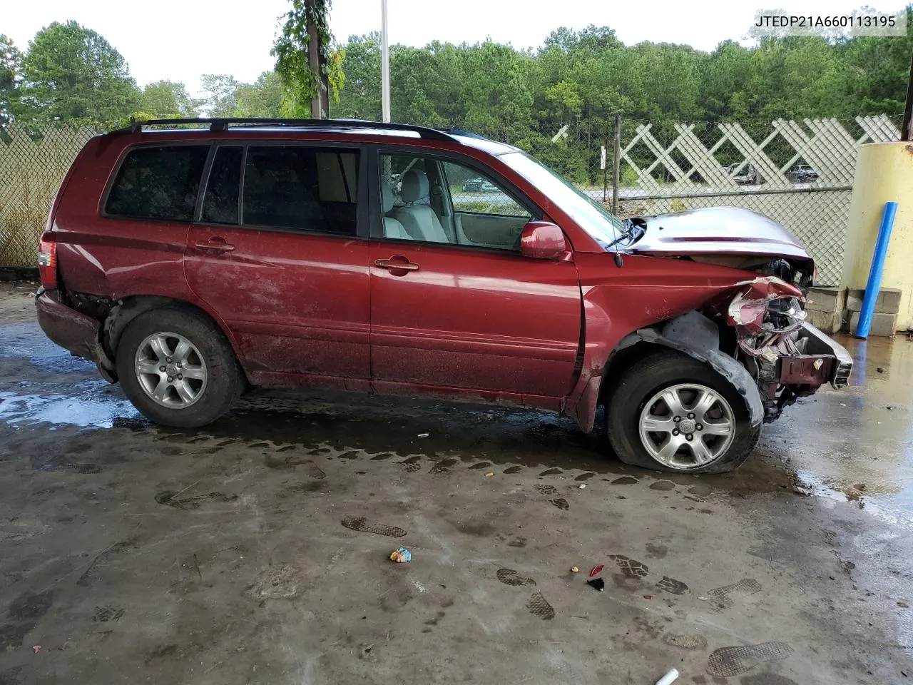 2006 Toyota Highlander Limited VIN: JTEDP21A660113195 Lot: 65387074