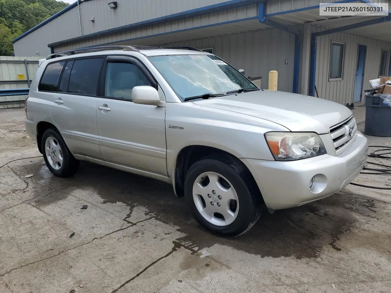 2006 Toyota Highlander Limited VIN: JTEEP21A260150331 Lot: 66860864