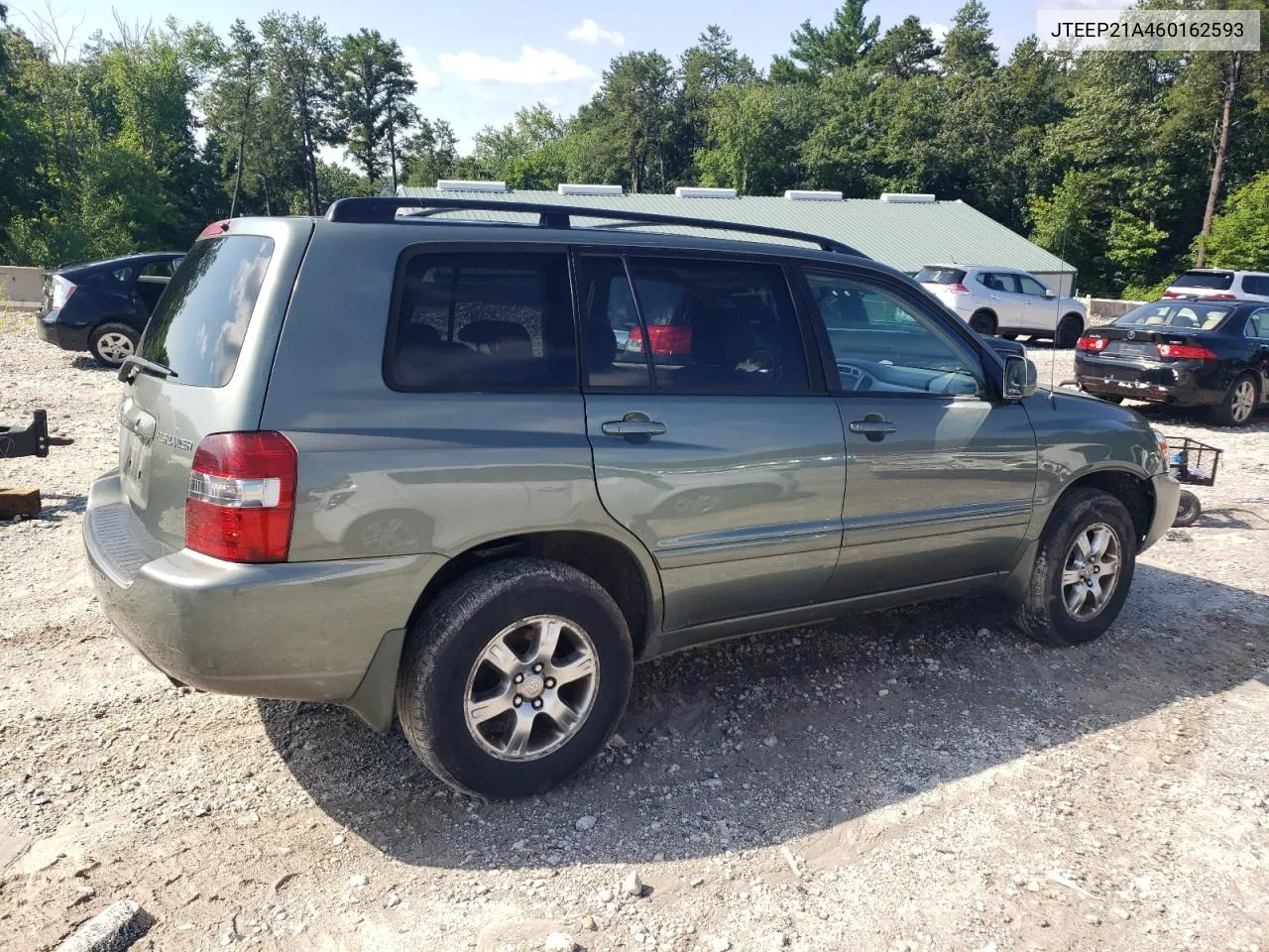 2006 Toyota Highlander Limited VIN: JTEEP21A460162593 Lot: 66954494