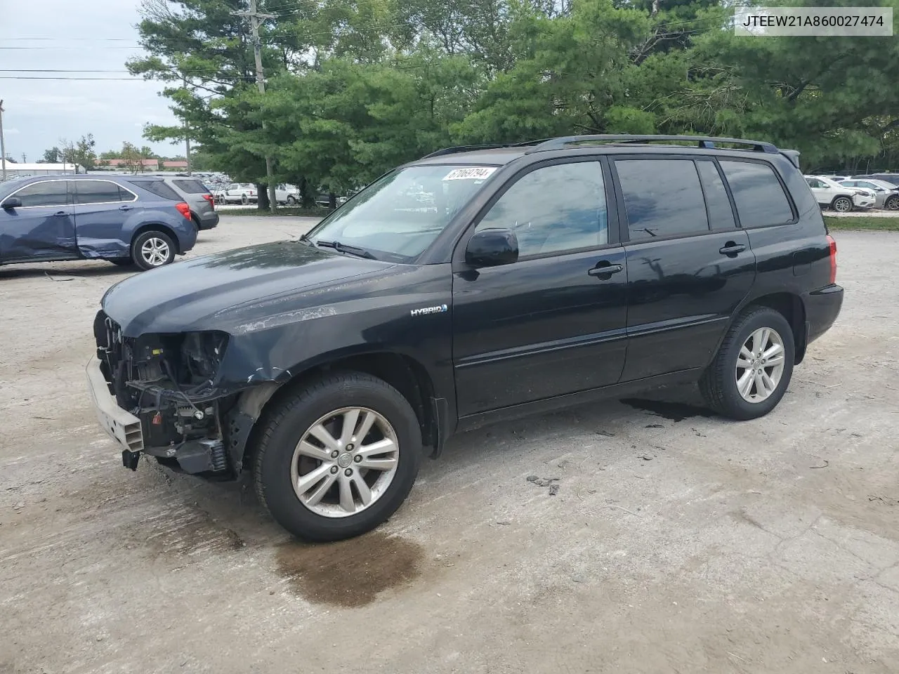 2006 Toyota Highlander Hybrid VIN: JTEEW21A860027474 Lot: 67069794