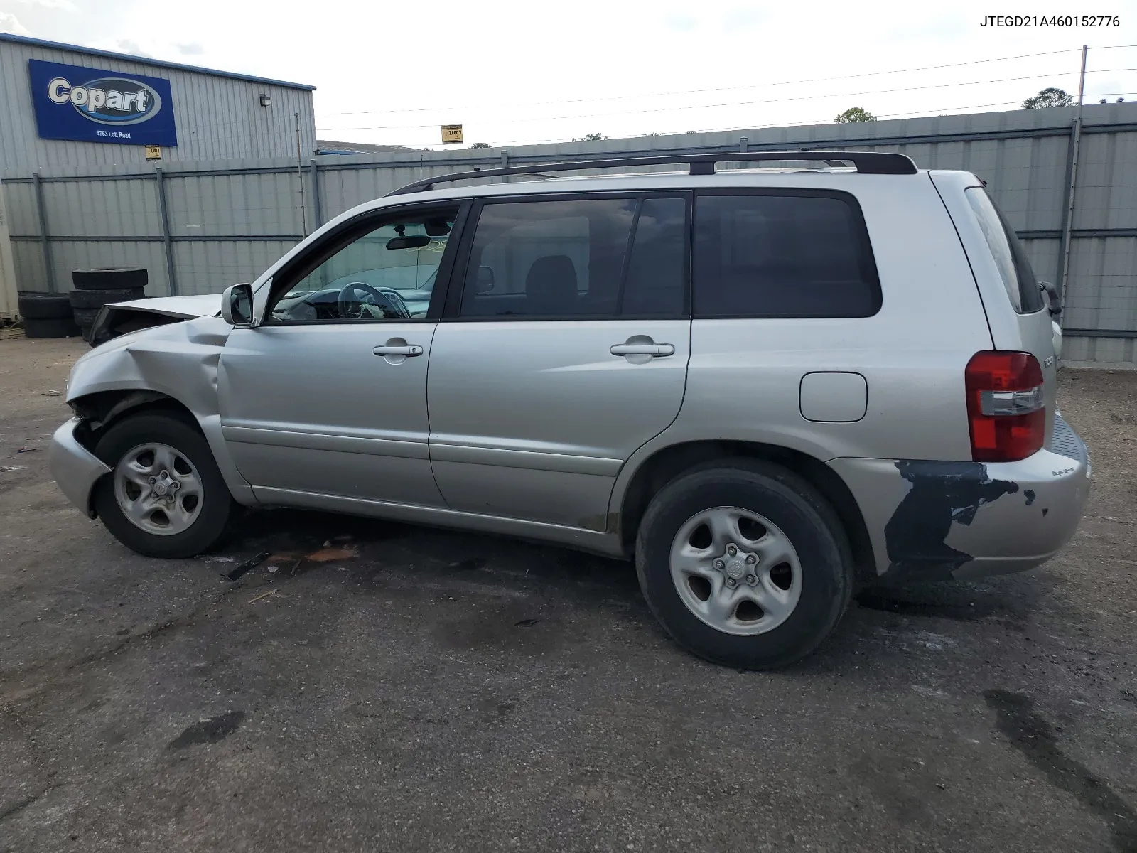 2006 Toyota Highlander VIN: JTEGD21A460152776 Lot: 67477324