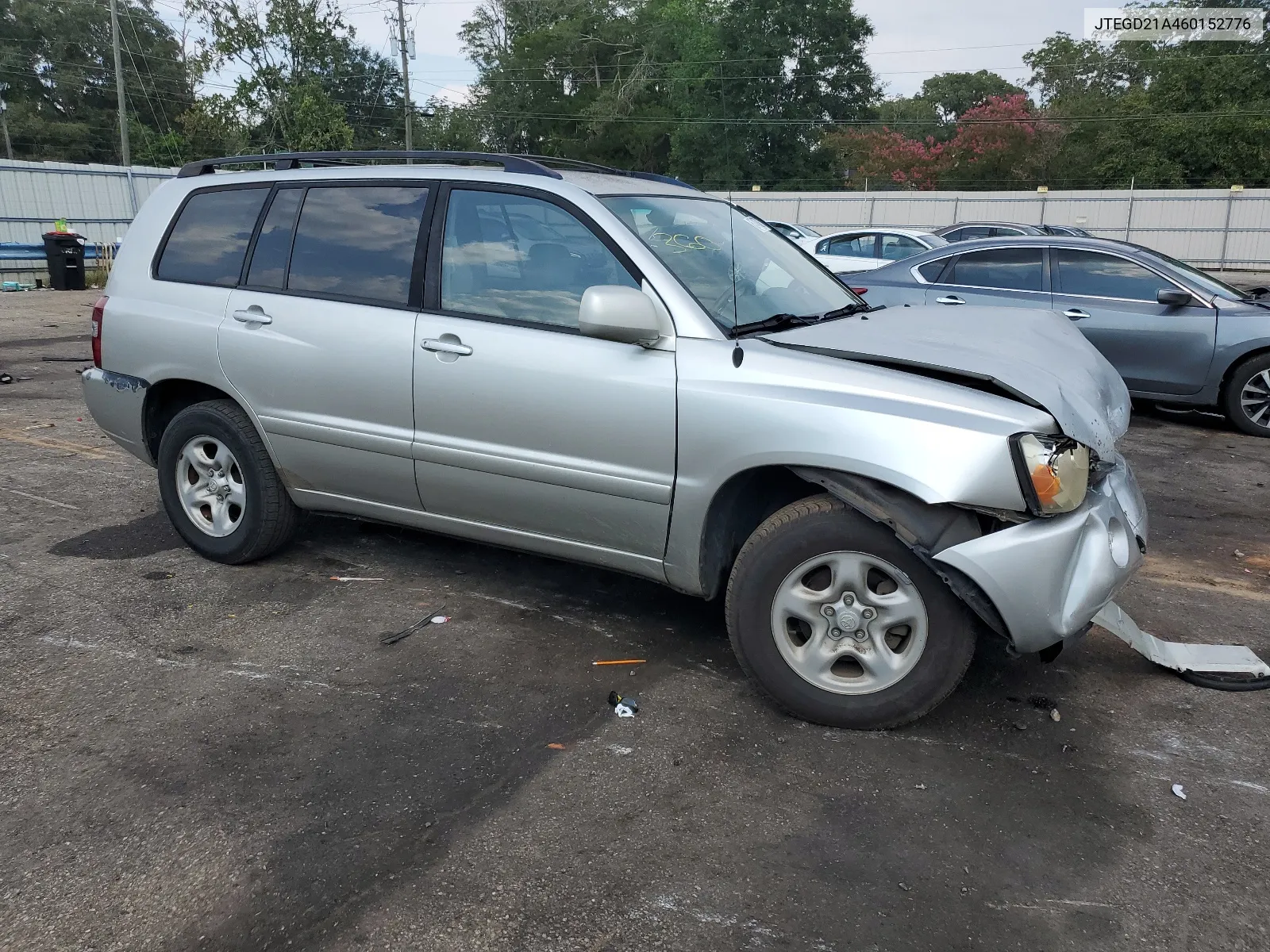 2006 Toyota Highlander VIN: JTEGD21A460152776 Lot: 67477324