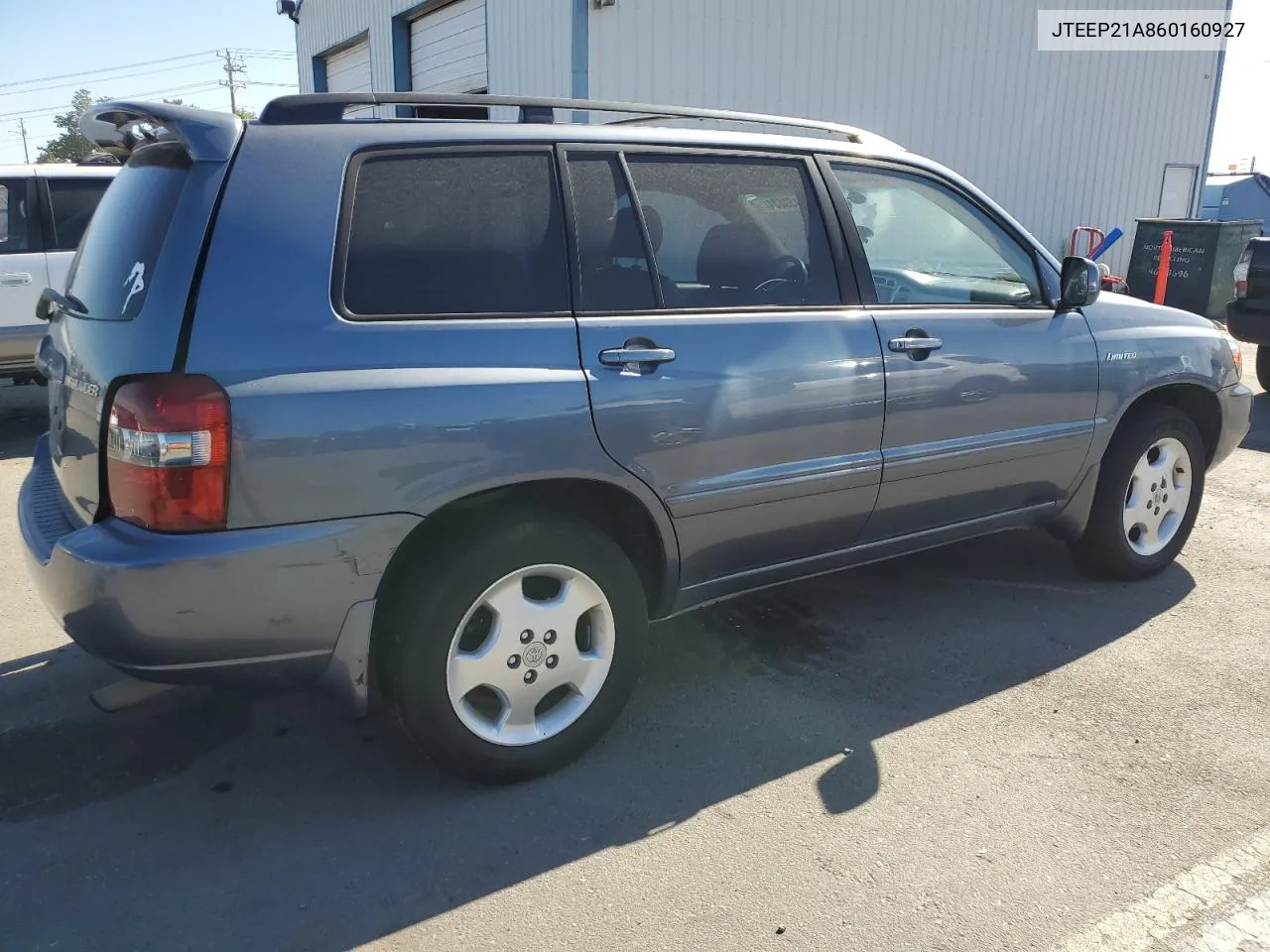 2006 Toyota Highlander Limited VIN: JTEEP21A860160927 Lot: 68139804