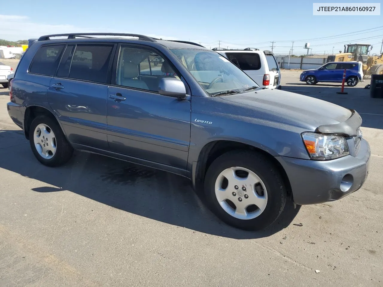 2006 Toyota Highlander Limited VIN: JTEEP21A860160927 Lot: 68139804