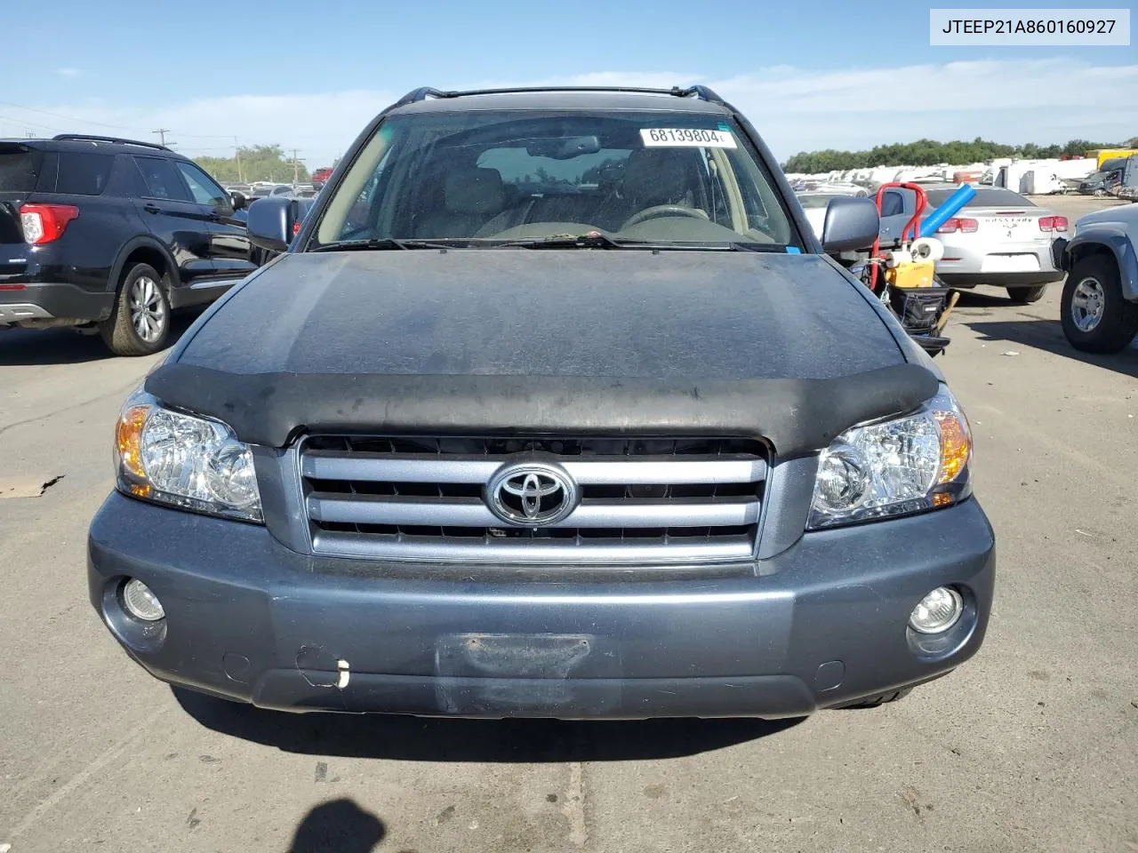 2006 Toyota Highlander Limited VIN: JTEEP21A860160927 Lot: 68139804