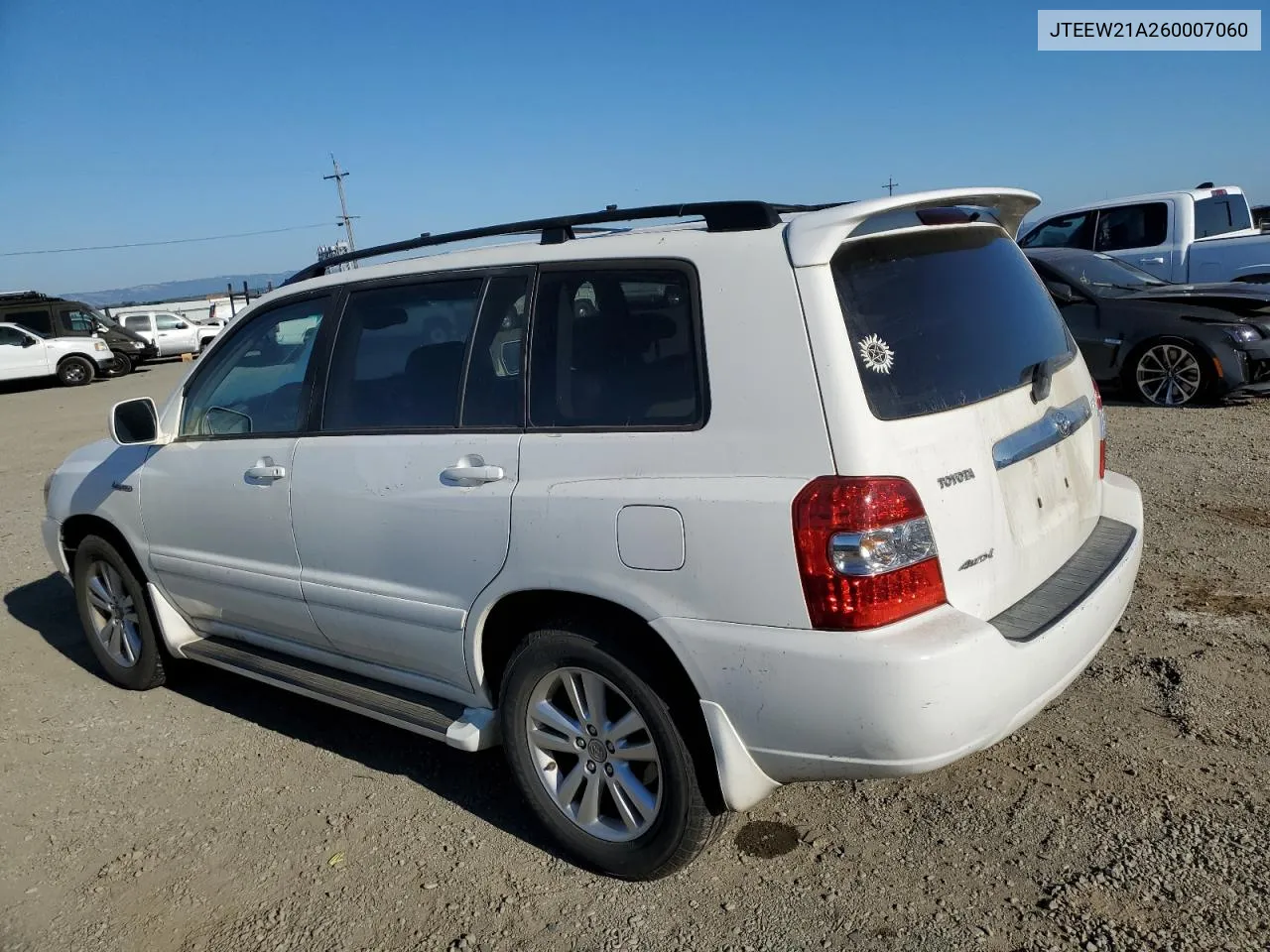 2006 Toyota Highlander Hybrid VIN: JTEEW21A260007060 Lot: 68354264