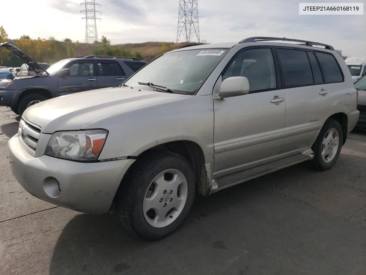 2006 Toyota Highlander Limited VIN: JTEEP21A660168119 Lot: 68490644