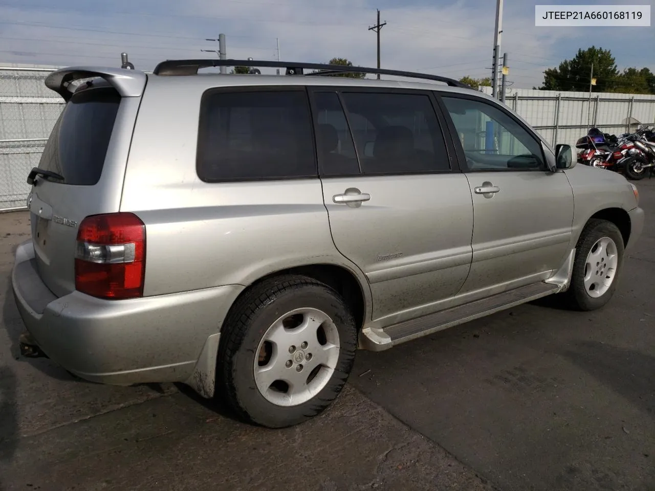 2006 Toyota Highlander Limited VIN: JTEEP21A660168119 Lot: 68490644