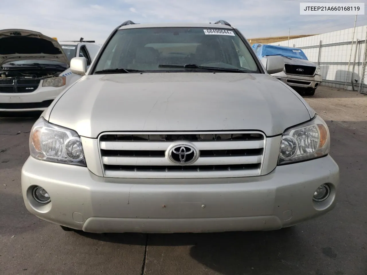 2006 Toyota Highlander Limited VIN: JTEEP21A660168119 Lot: 68490644