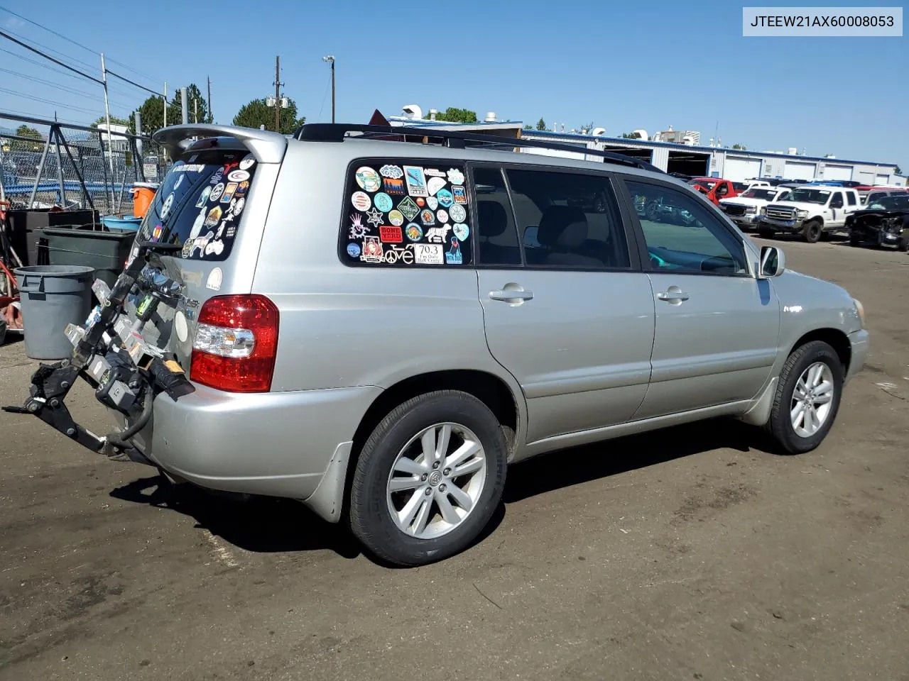 2006 Toyota Highlander Hybrid VIN: JTEEW21AX60008053 Lot: 69502944