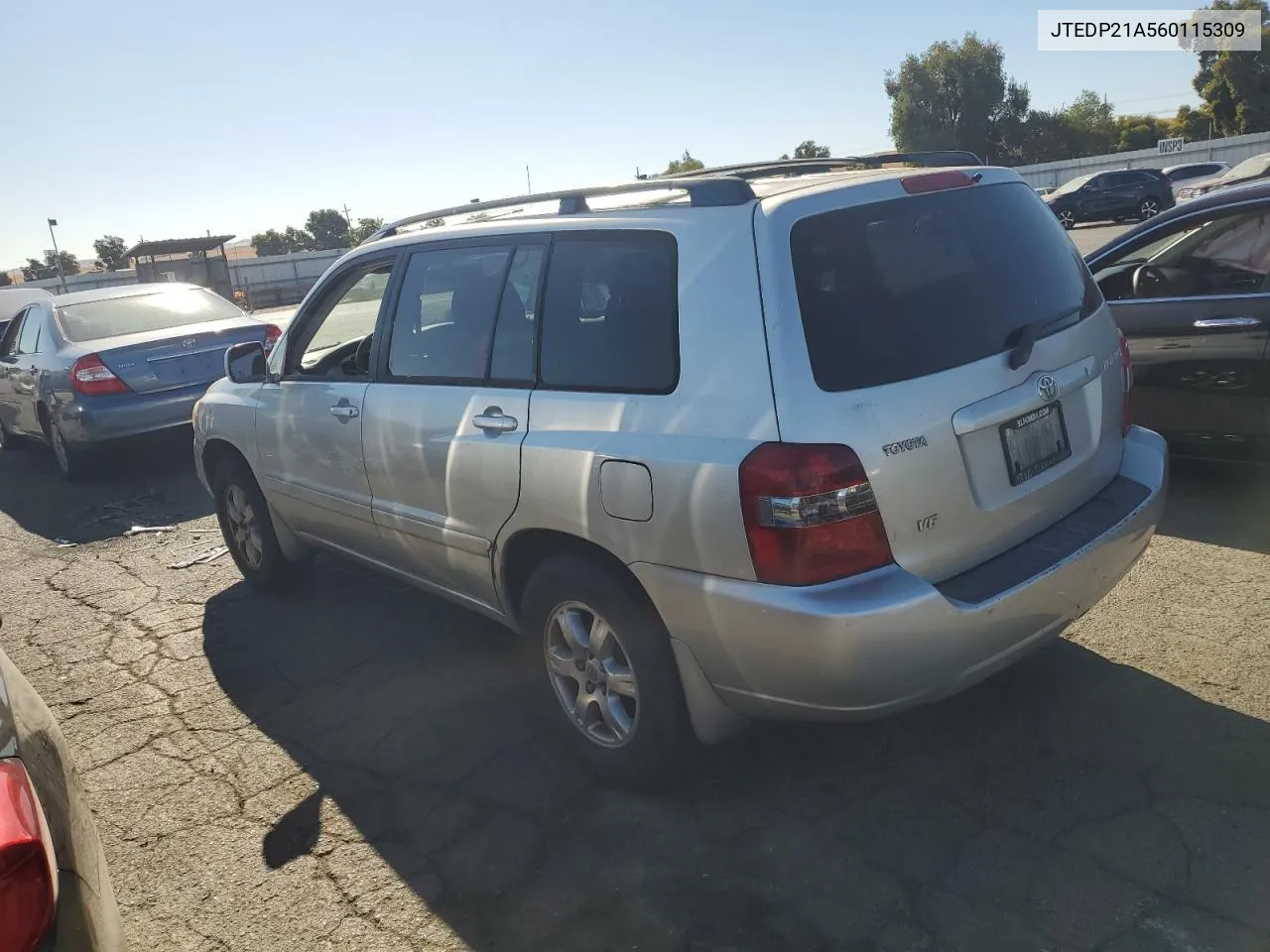 2006 Toyota Highlander Limited VIN: JTEDP21A560115309 Lot: 70149204