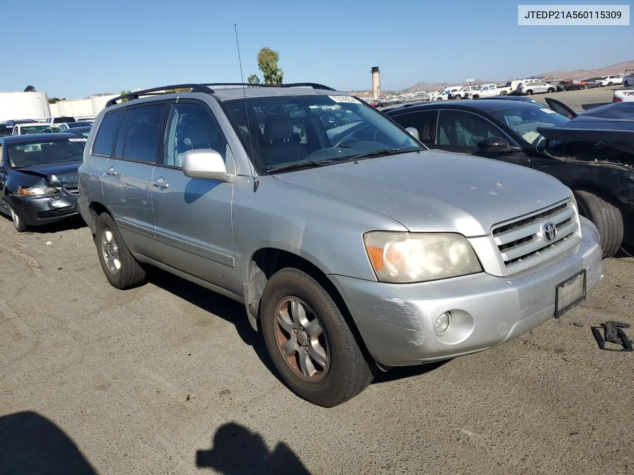 2006 Toyota Highlander Limited VIN: JTEDP21A560115309 Lot: 70149204