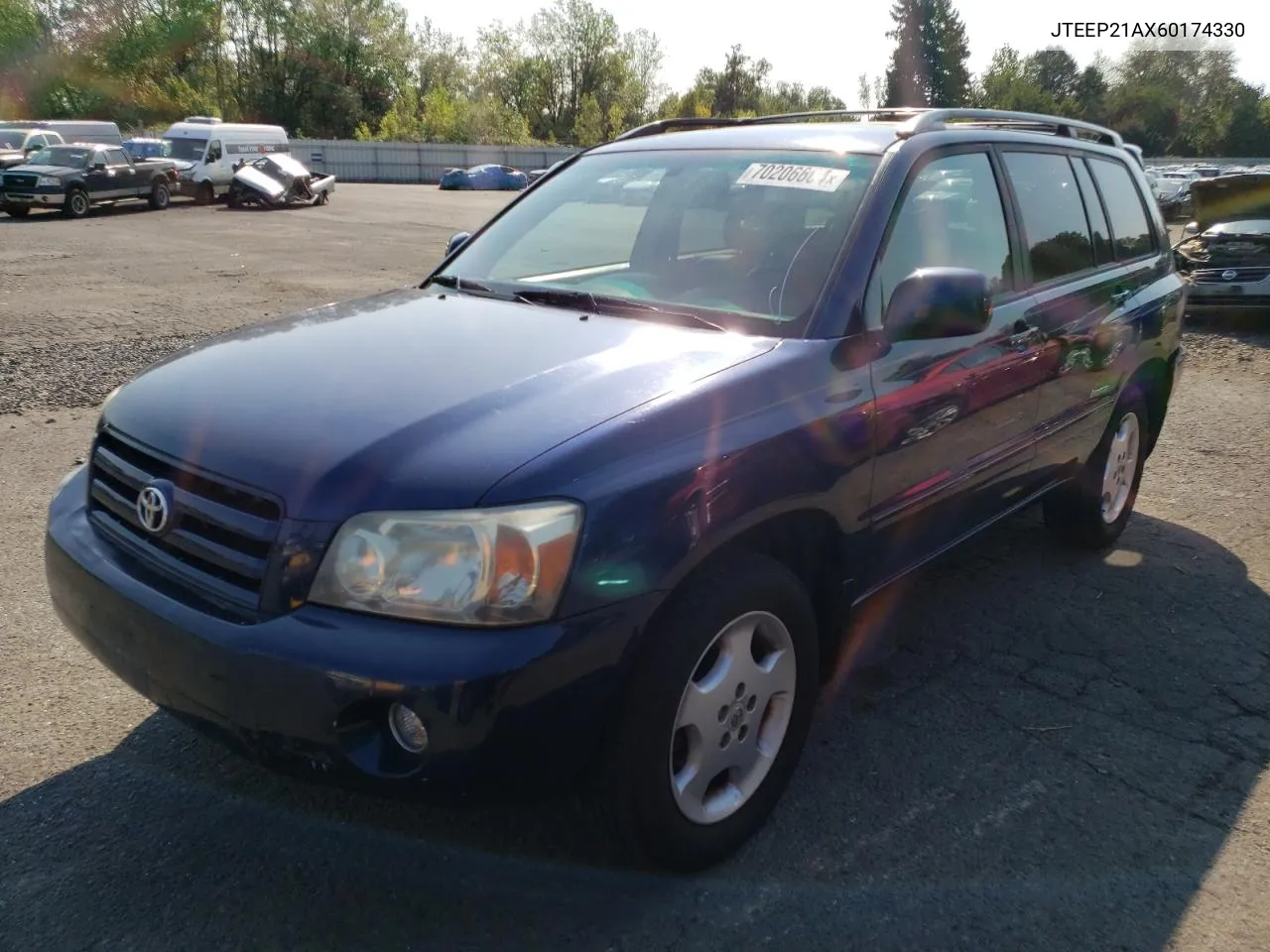 2006 Toyota Highlander Limited VIN: JTEEP21AX60174330 Lot: 70206664