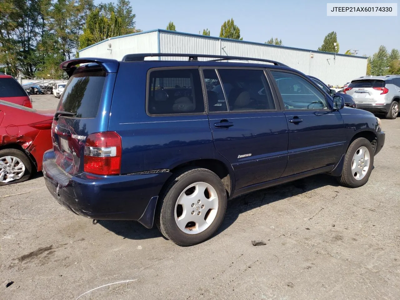 2006 Toyota Highlander Limited VIN: JTEEP21AX60174330 Lot: 70206664