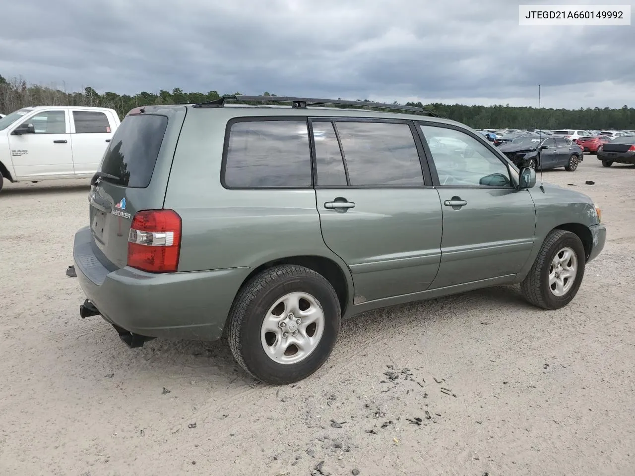 2006 Toyota Highlander VIN: JTEGD21A660149992 Lot: 70357544