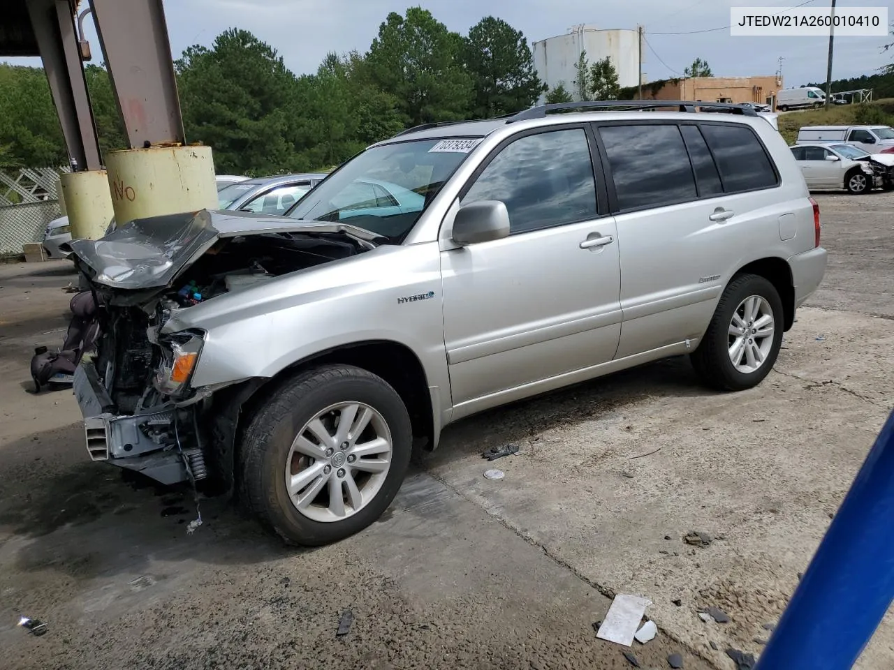 2006 Toyota Highlander Hybrid VIN: JTEDW21A260010410 Lot: 70379334