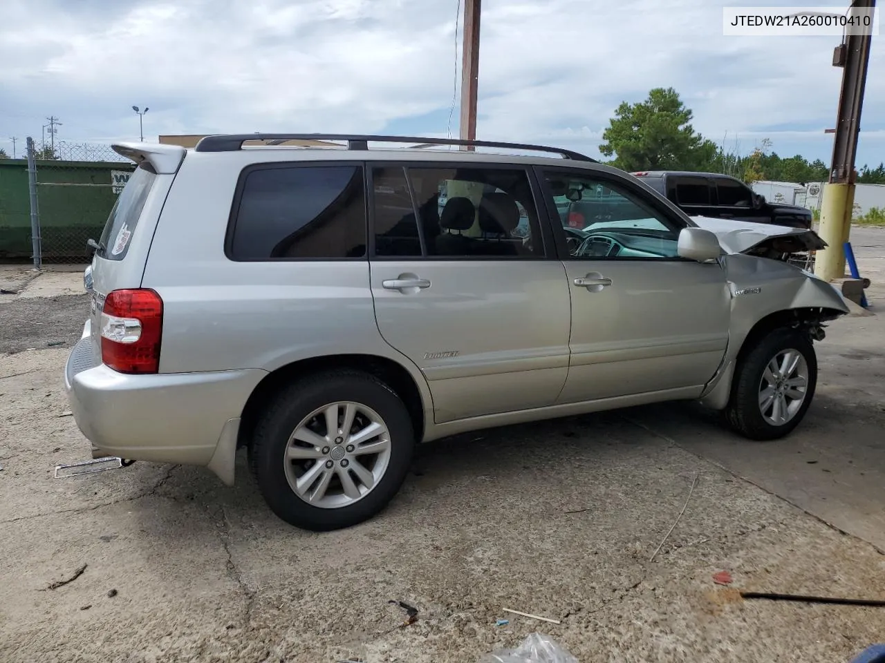 2006 Toyota Highlander Hybrid VIN: JTEDW21A260010410 Lot: 70379334