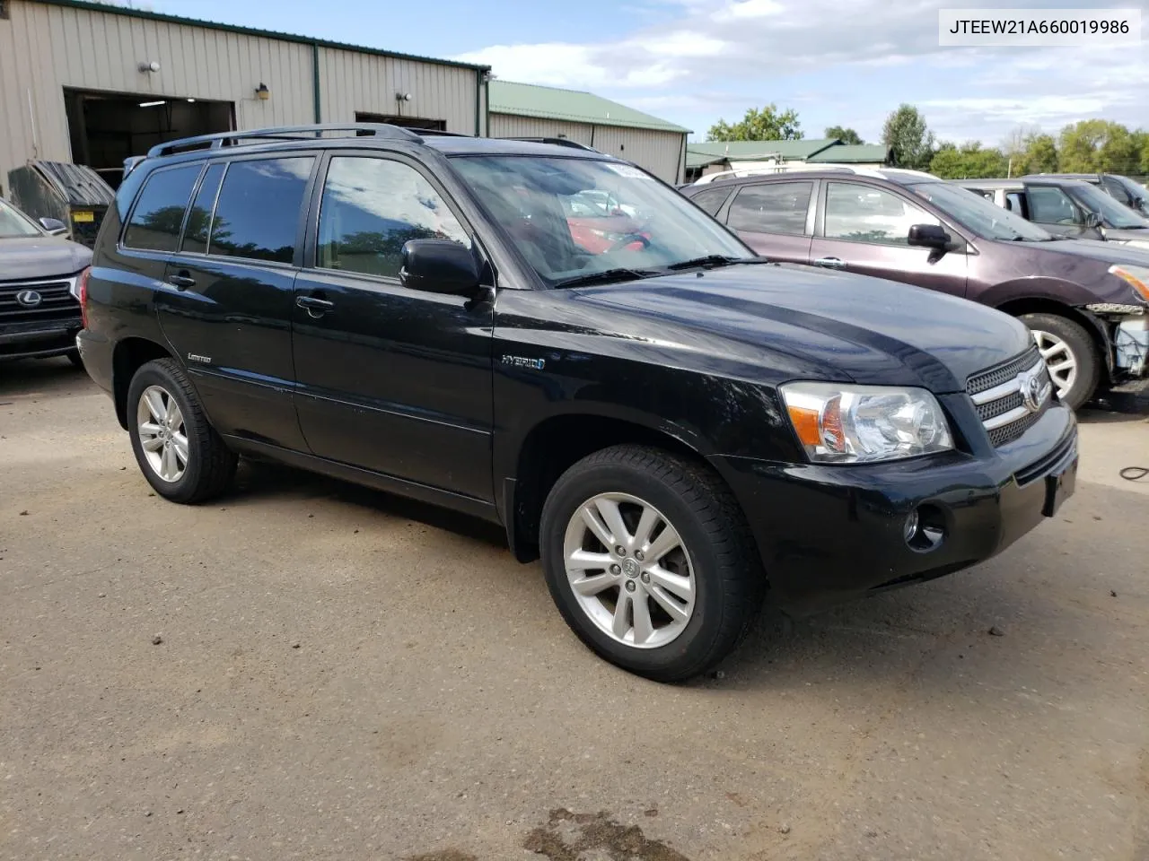 2006 Toyota Highlander Hybrid VIN: JTEEW21A660019986 Lot: 70516734