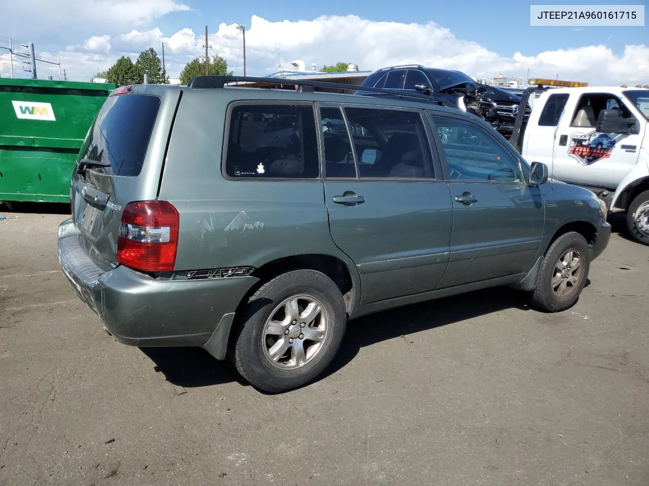 2006 Toyota Highlander Limited VIN: JTEEP21A960161715 Lot: 70723614