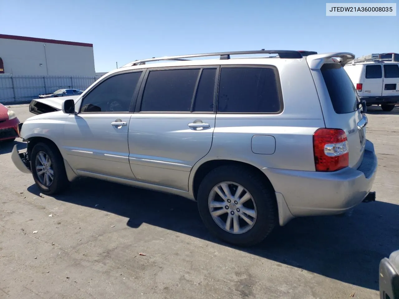 2006 Toyota Highlander Hybrid VIN: JTEDW21A360008035 Lot: 71024624