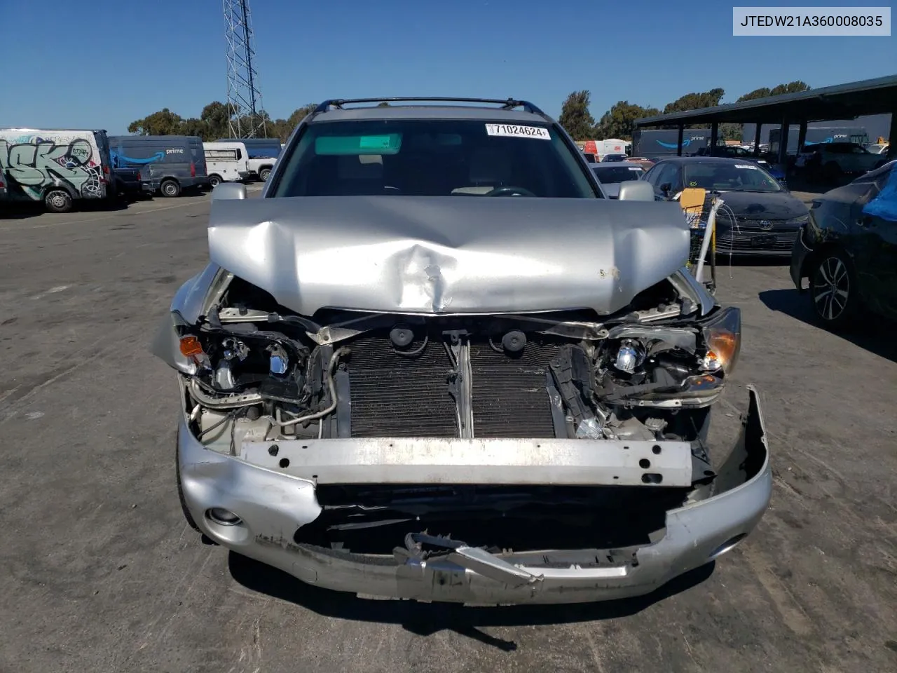 JTEDW21A360008035 2006 Toyota Highlander Hybrid