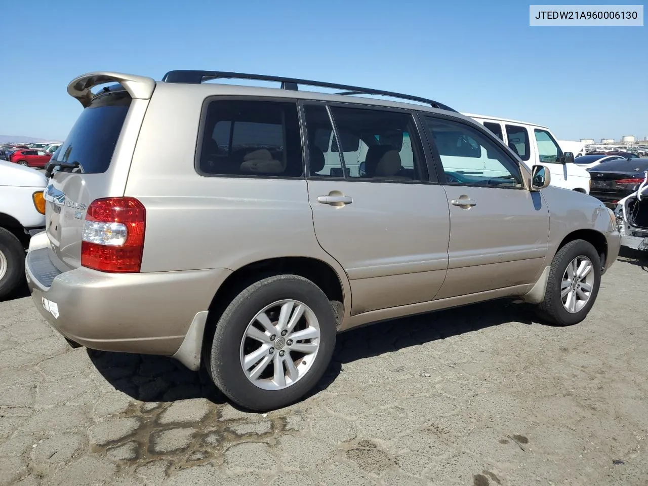 2006 Toyota Highlander Hybrid VIN: JTEDW21A960006130 Lot: 71041564