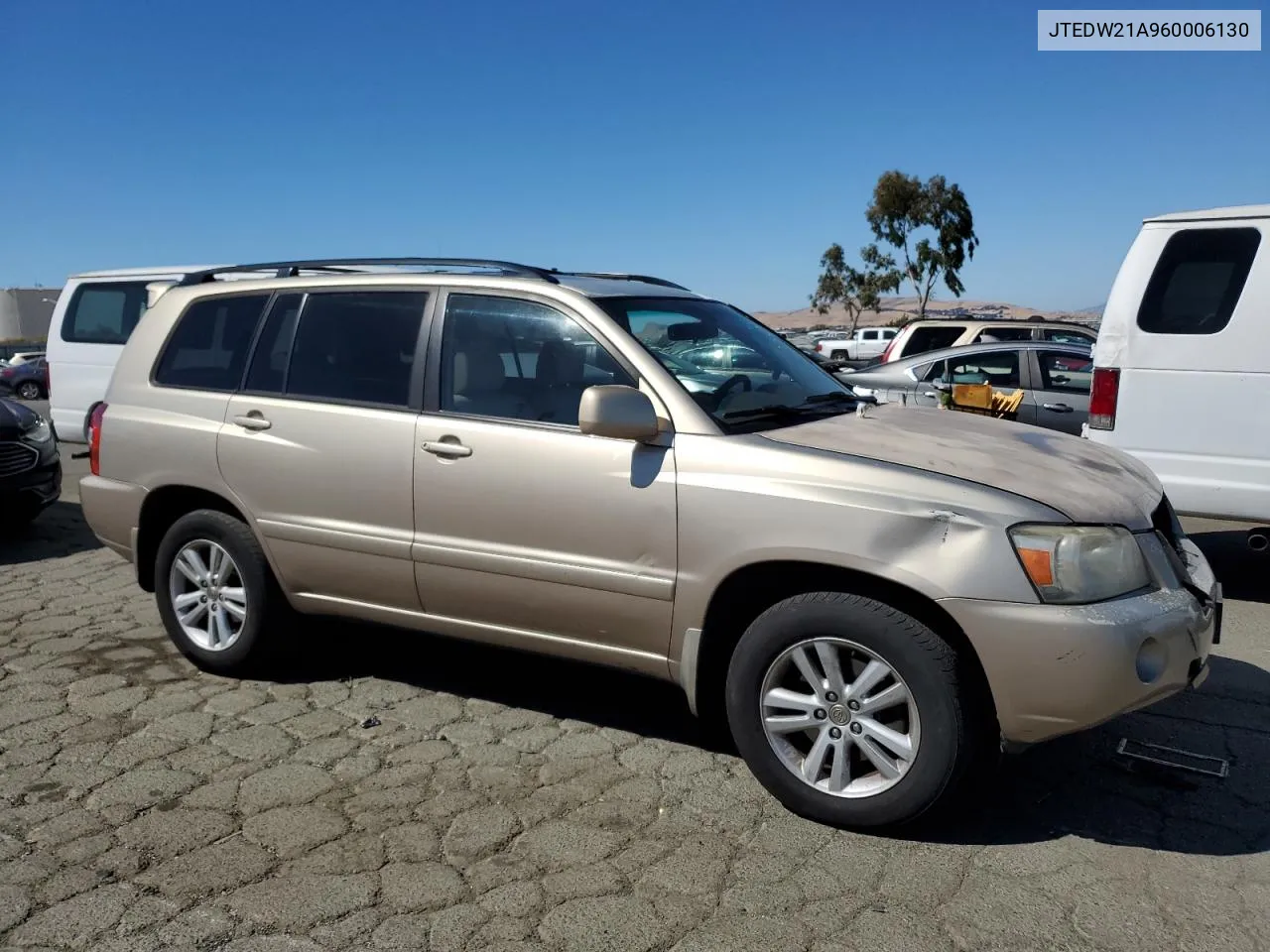 2006 Toyota Highlander Hybrid VIN: JTEDW21A960006130 Lot: 71041564