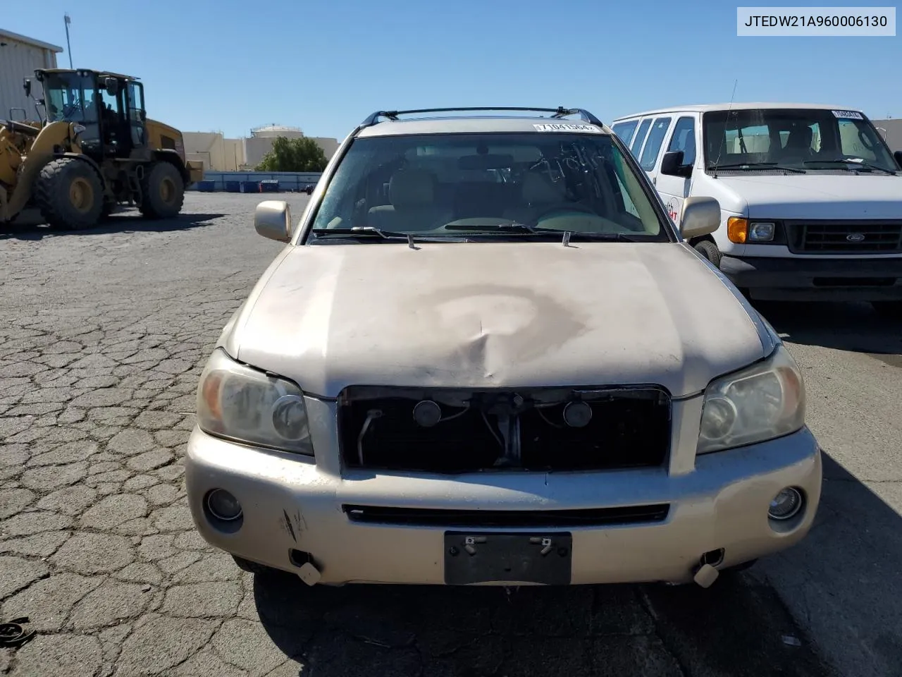 2006 Toyota Highlander Hybrid VIN: JTEDW21A960006130 Lot: 71041564