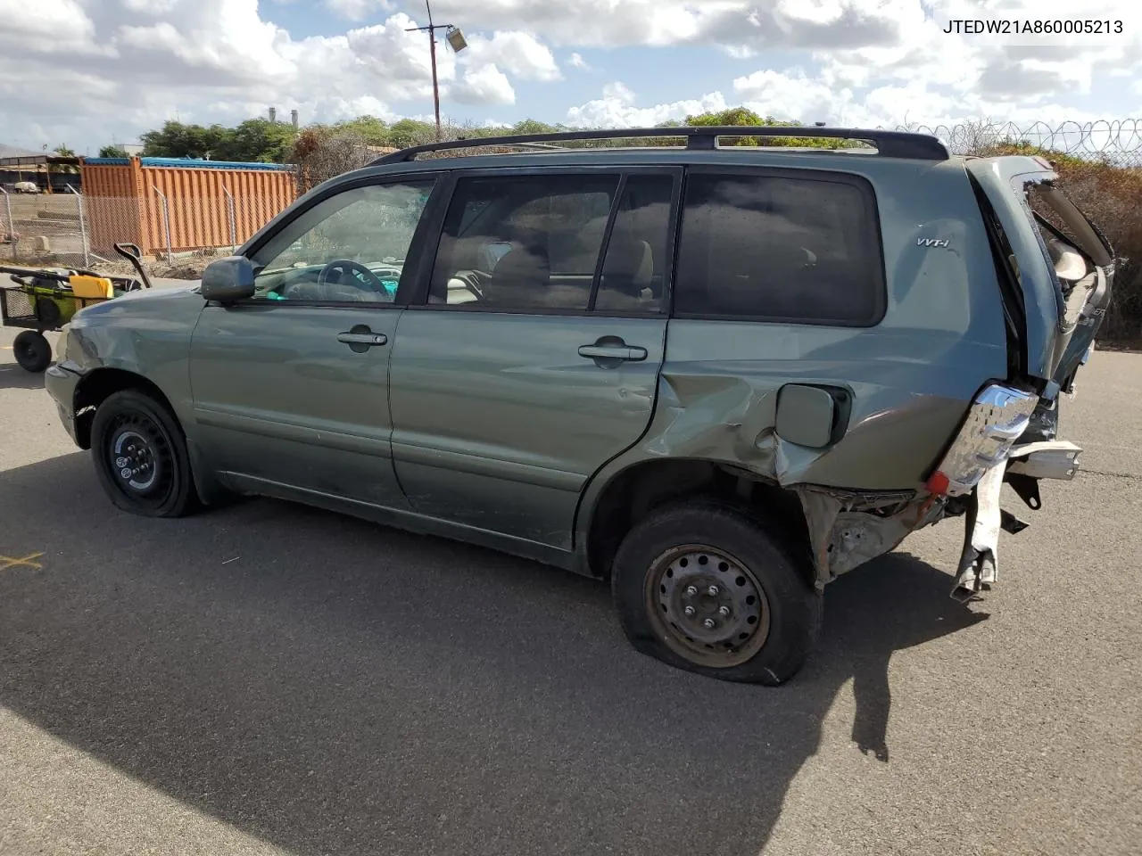 2006 Toyota Highlander Hybrid VIN: JTEDW21A860005213 Lot: 71114964