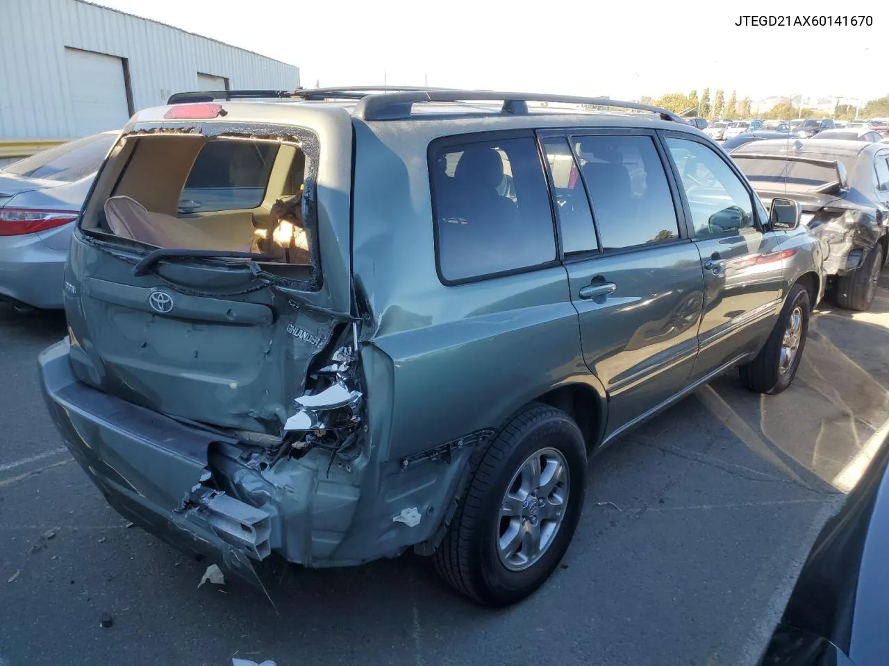 2006 Toyota Highlander VIN: JTEGD21AX60141670 Lot: 71670614