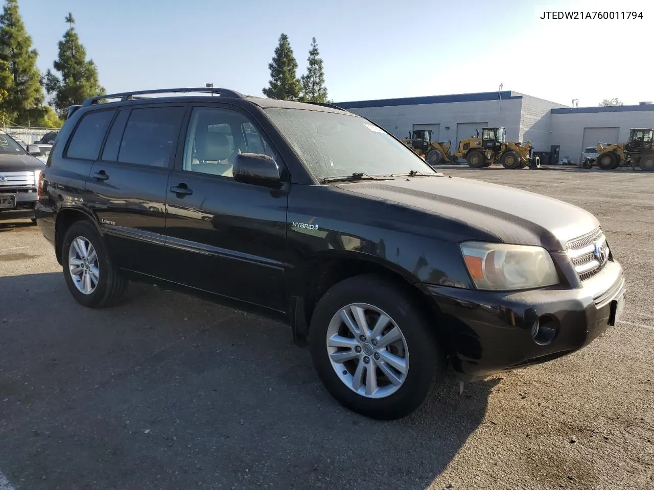 2006 Toyota Highlander Hybrid VIN: JTEDW21A760011794 Lot: 71857814