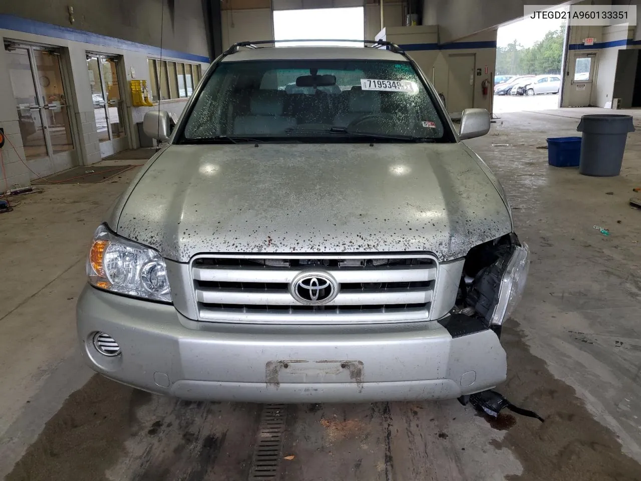 2006 Toyota Highlander VIN: JTEGD21A960133351 Lot: 71953494