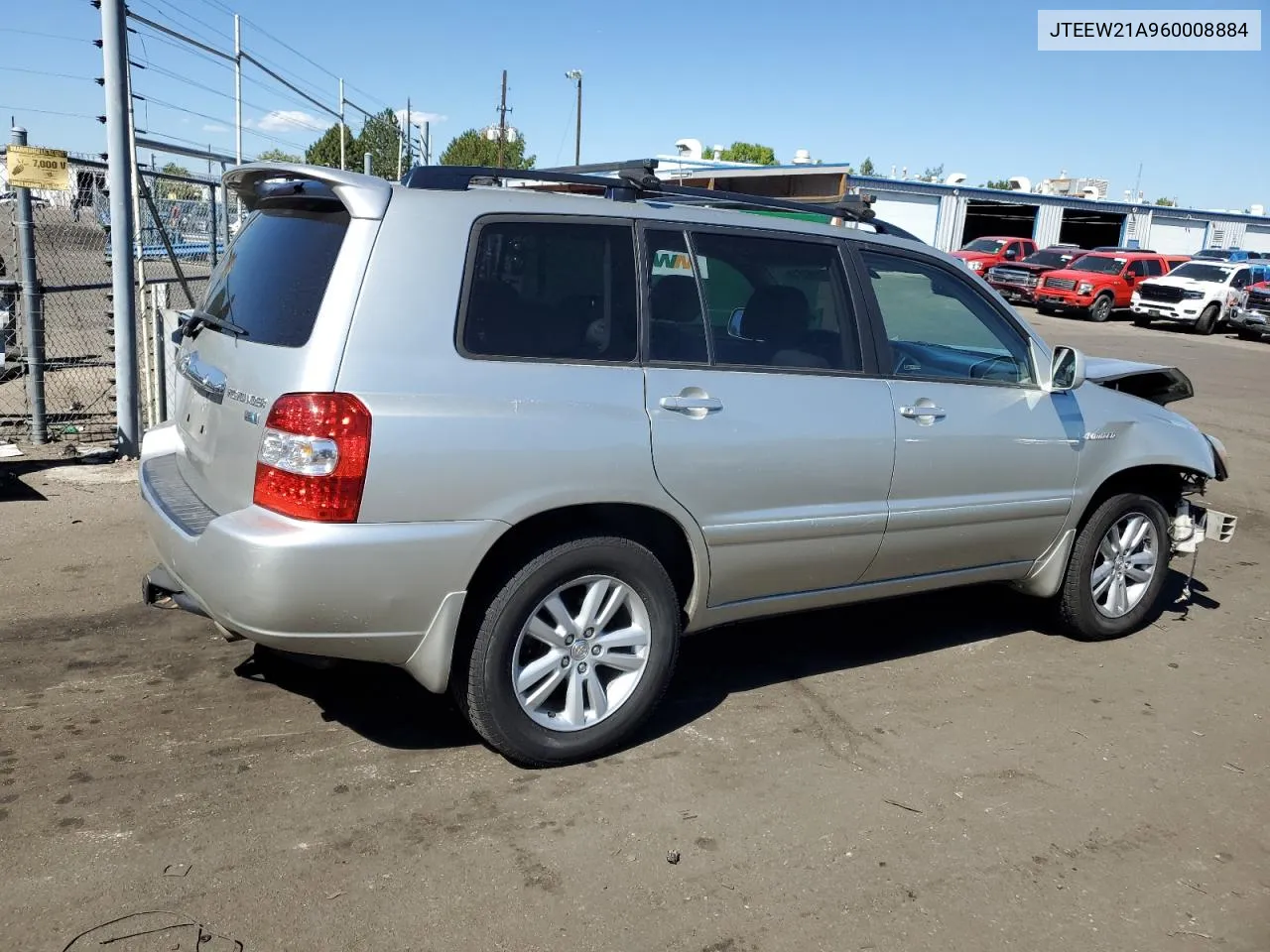 2006 Toyota Highlander Hybrid VIN: JTEEW21A960008884 Lot: 72160714