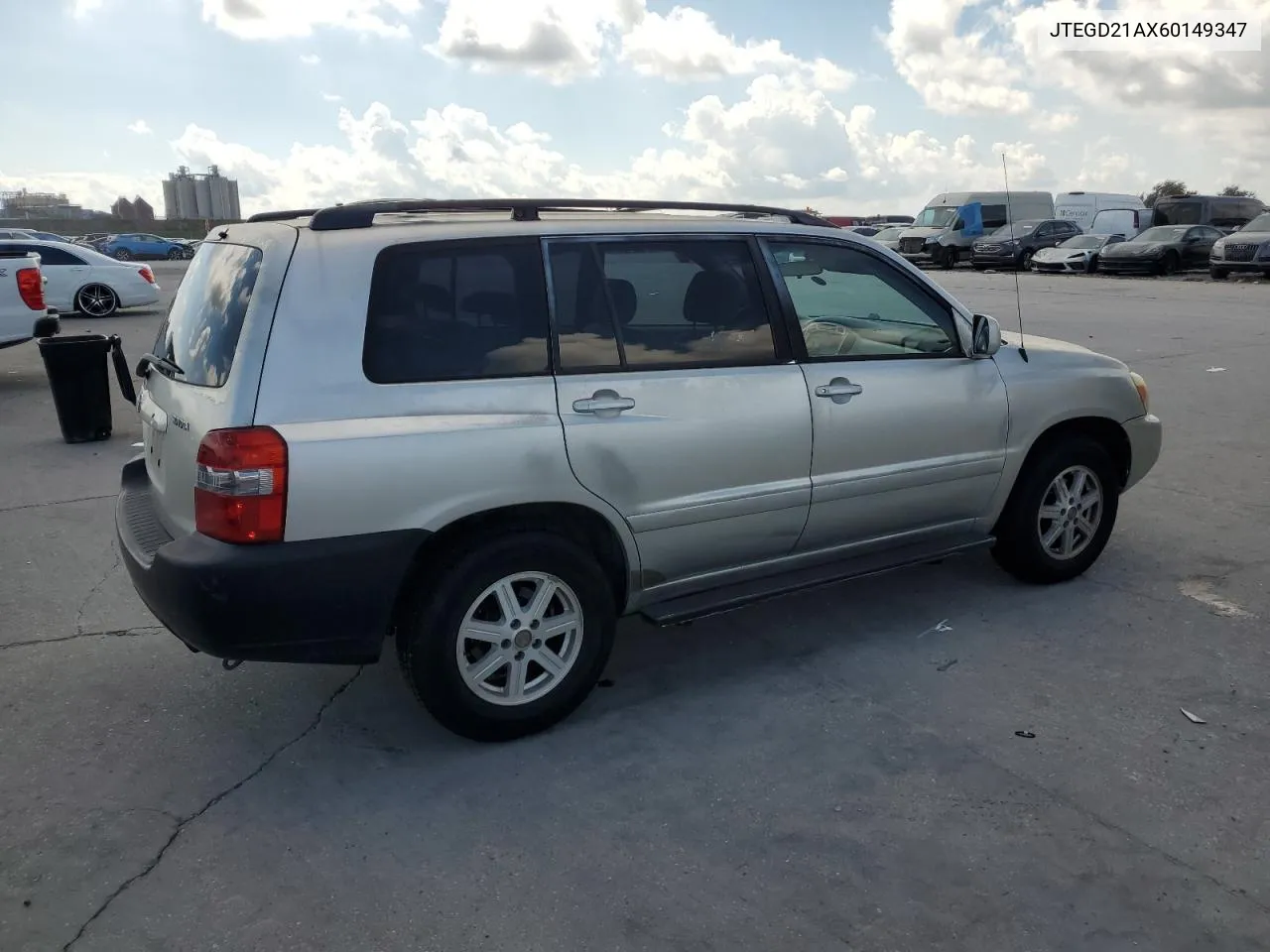 2006 Toyota Highlander VIN: JTEGD21AX60149347 Lot: 72163794