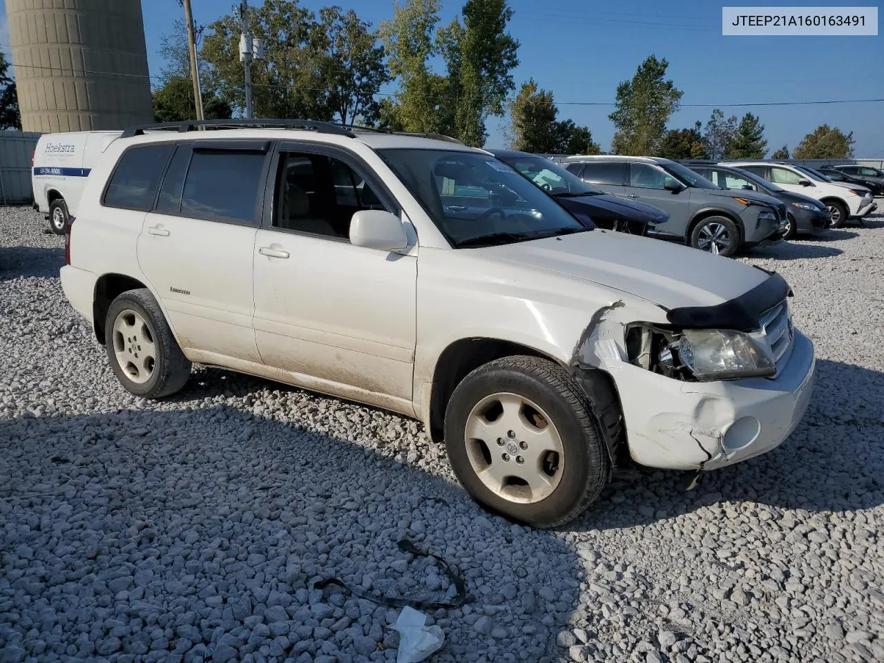 2006 Toyota Highlander Limited VIN: JTEEP21A160163491 Lot: 72473454