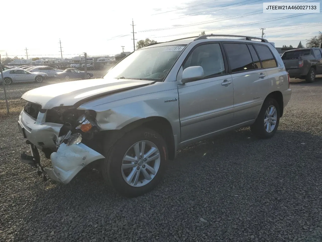 2006 Toyota Highlander Hybrid VIN: JTEEW21A460027133 Lot: 72477874