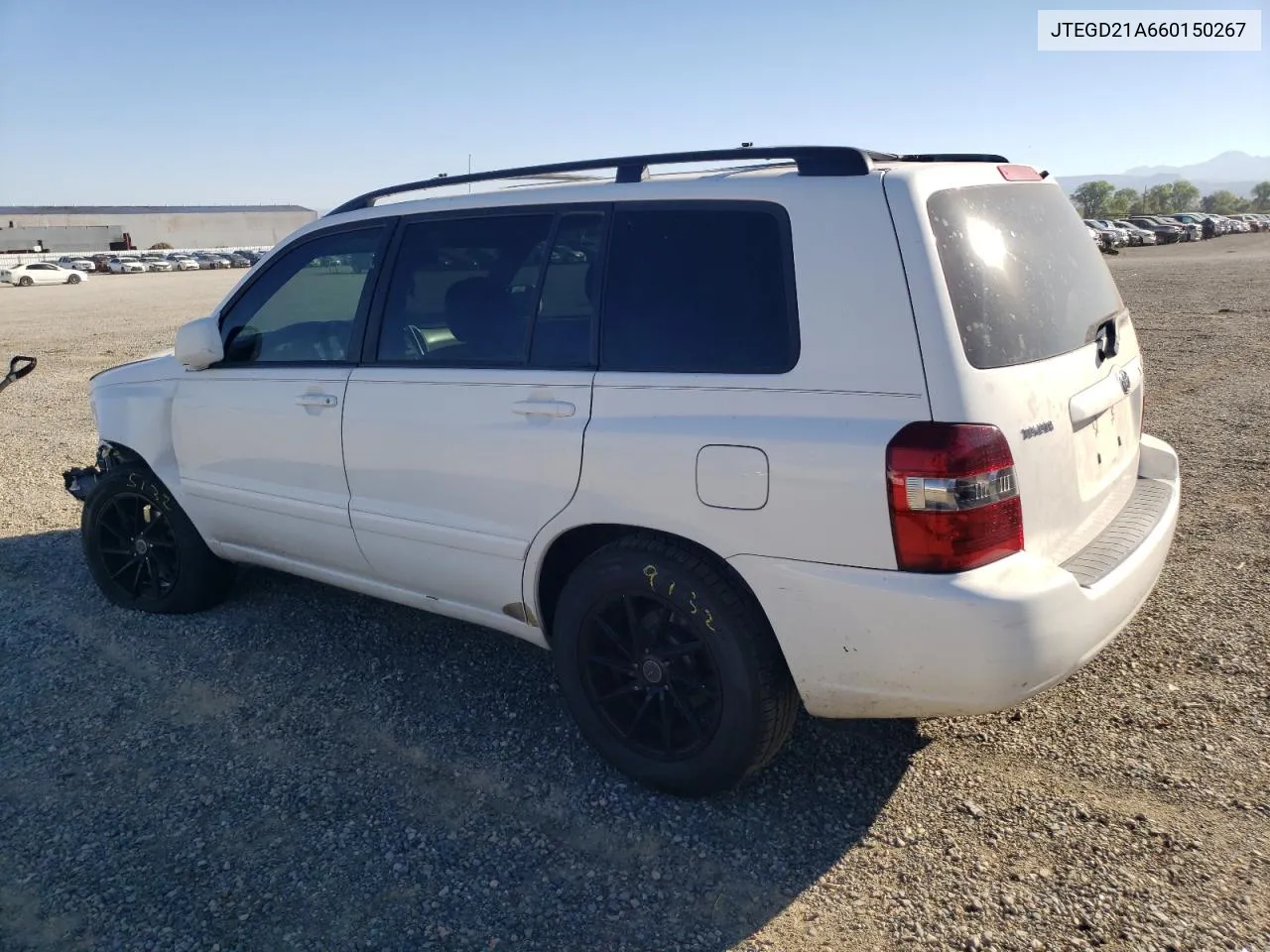 JTEGD21A660150267 2006 Toyota Highlander