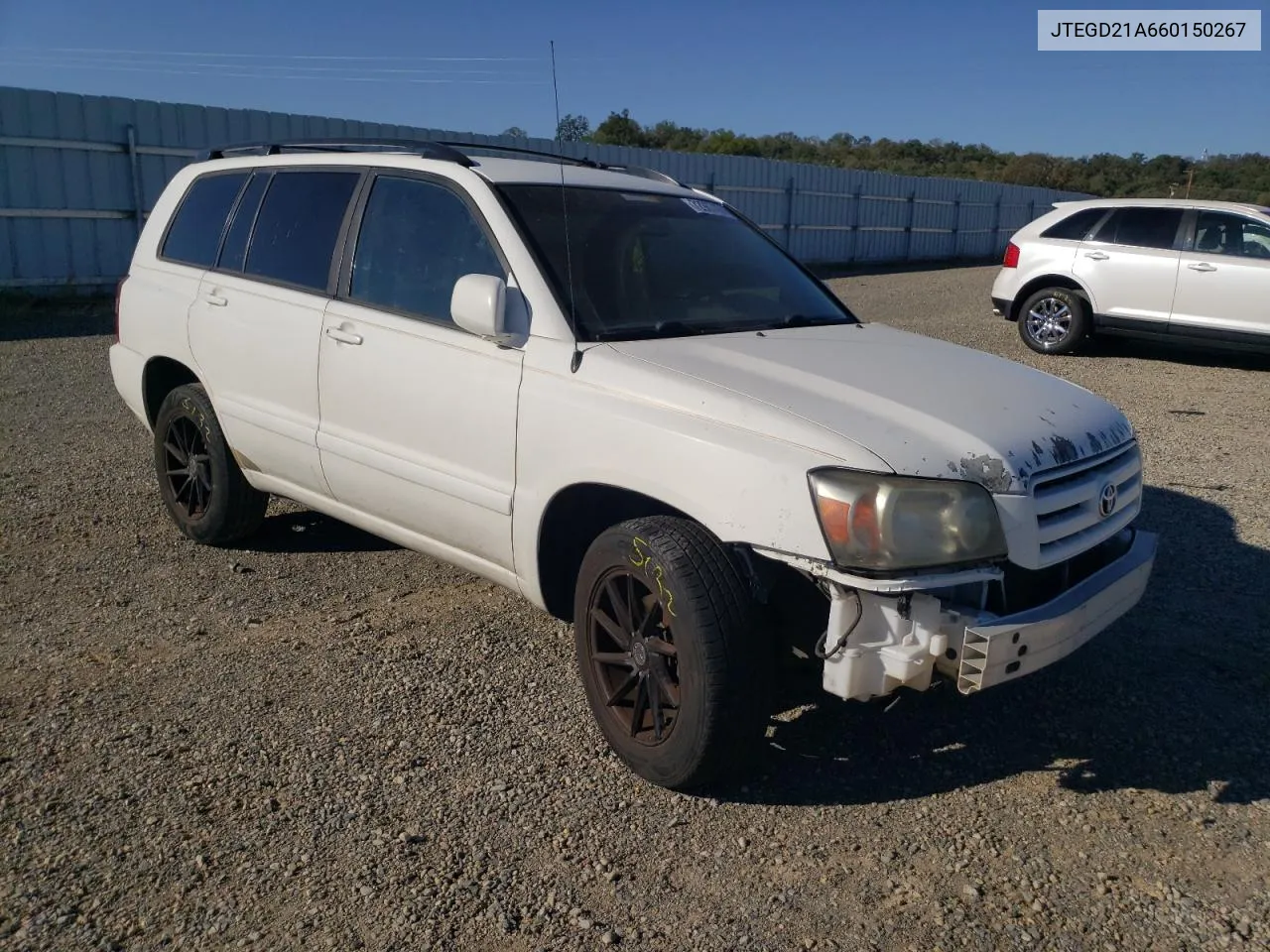 JTEGD21A660150267 2006 Toyota Highlander