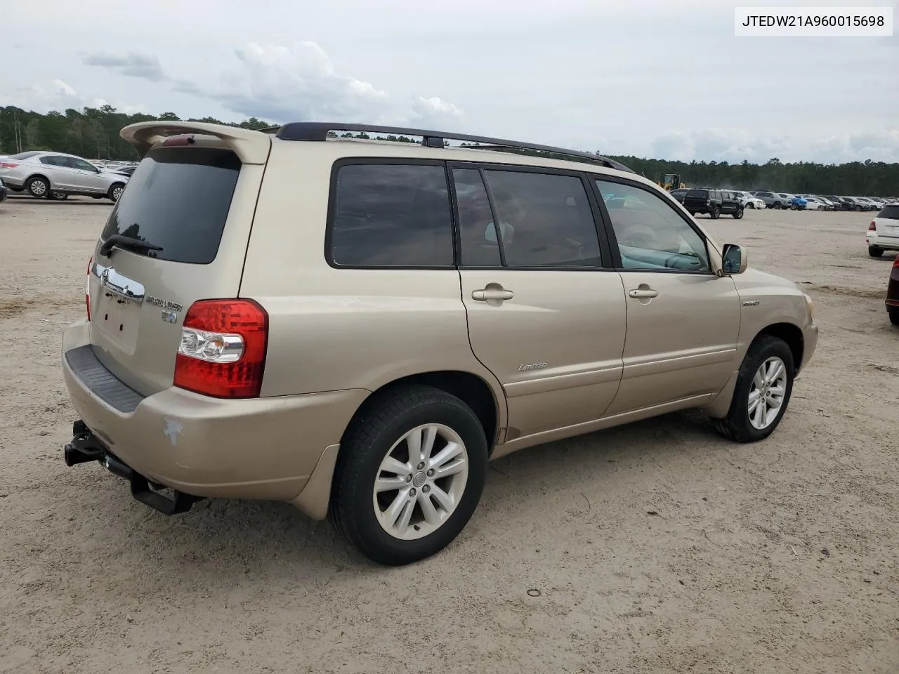 JTEDW21A960015698 2006 Toyota Highlander Hybrid