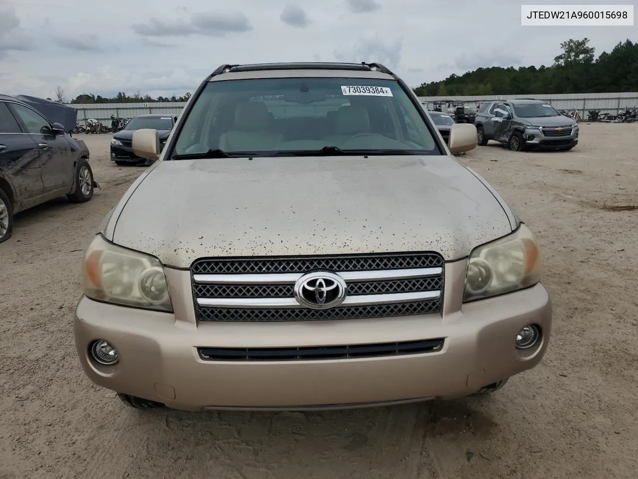 JTEDW21A960015698 2006 Toyota Highlander Hybrid