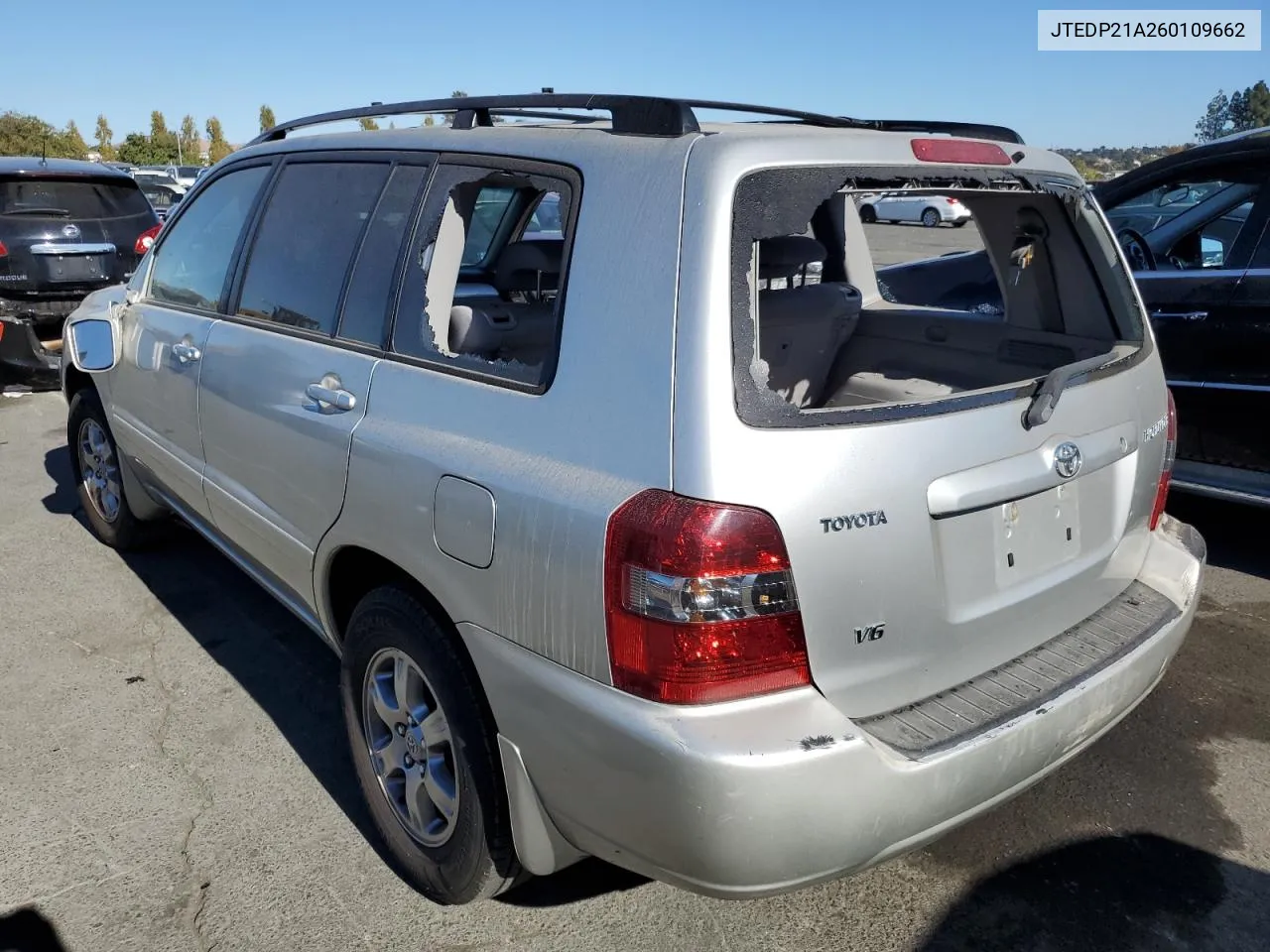 2006 Toyota Highlander Limited VIN: JTEDP21A260109662 Lot: 73179004