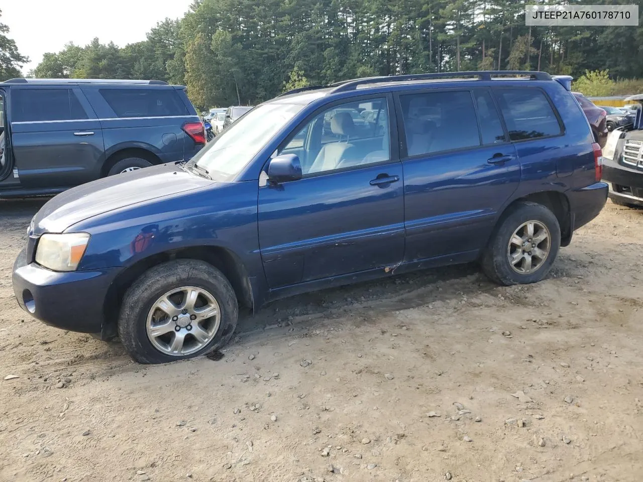 2006 Toyota Highlander Limited VIN: JTEEP21A760178710 Lot: 73236694