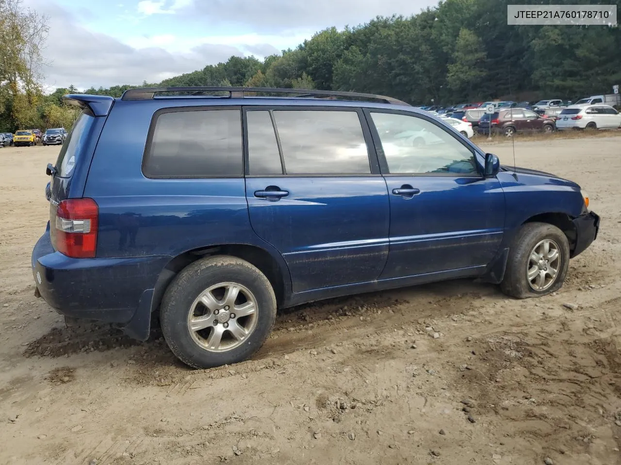 2006 Toyota Highlander Limited VIN: JTEEP21A760178710 Lot: 73236694