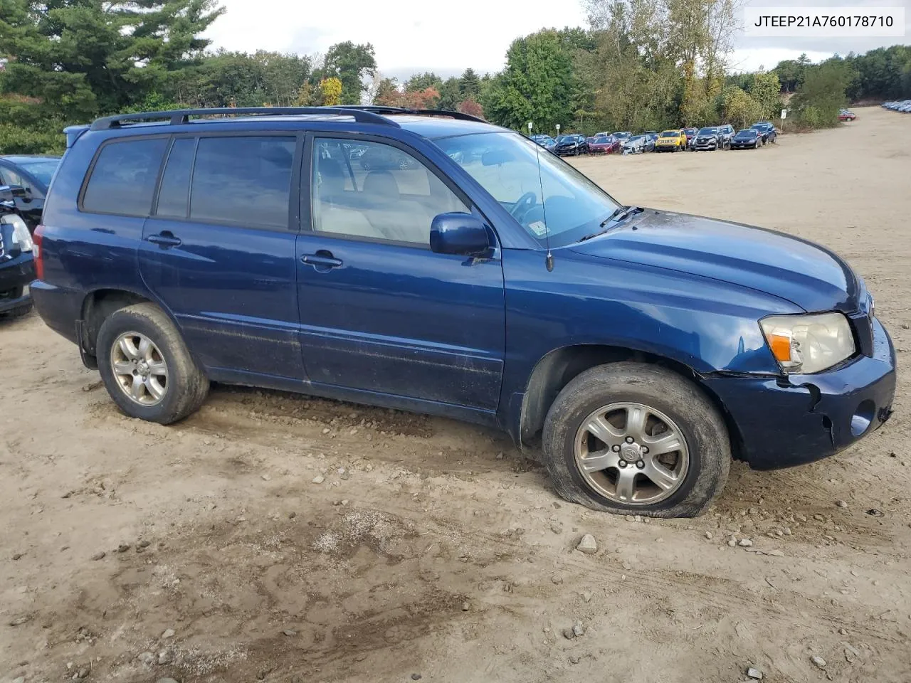 2006 Toyota Highlander Limited VIN: JTEEP21A760178710 Lot: 73236694